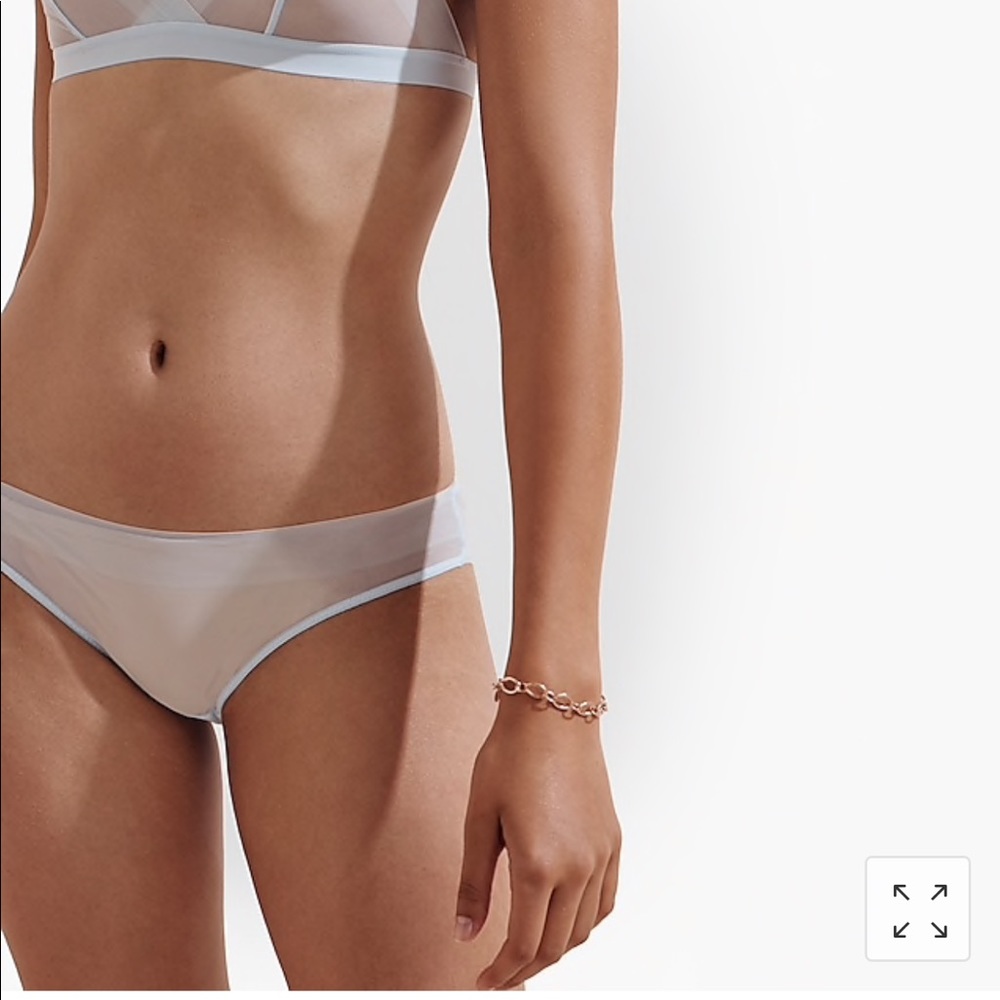 J. Crew Sheer Mesh Bikini
